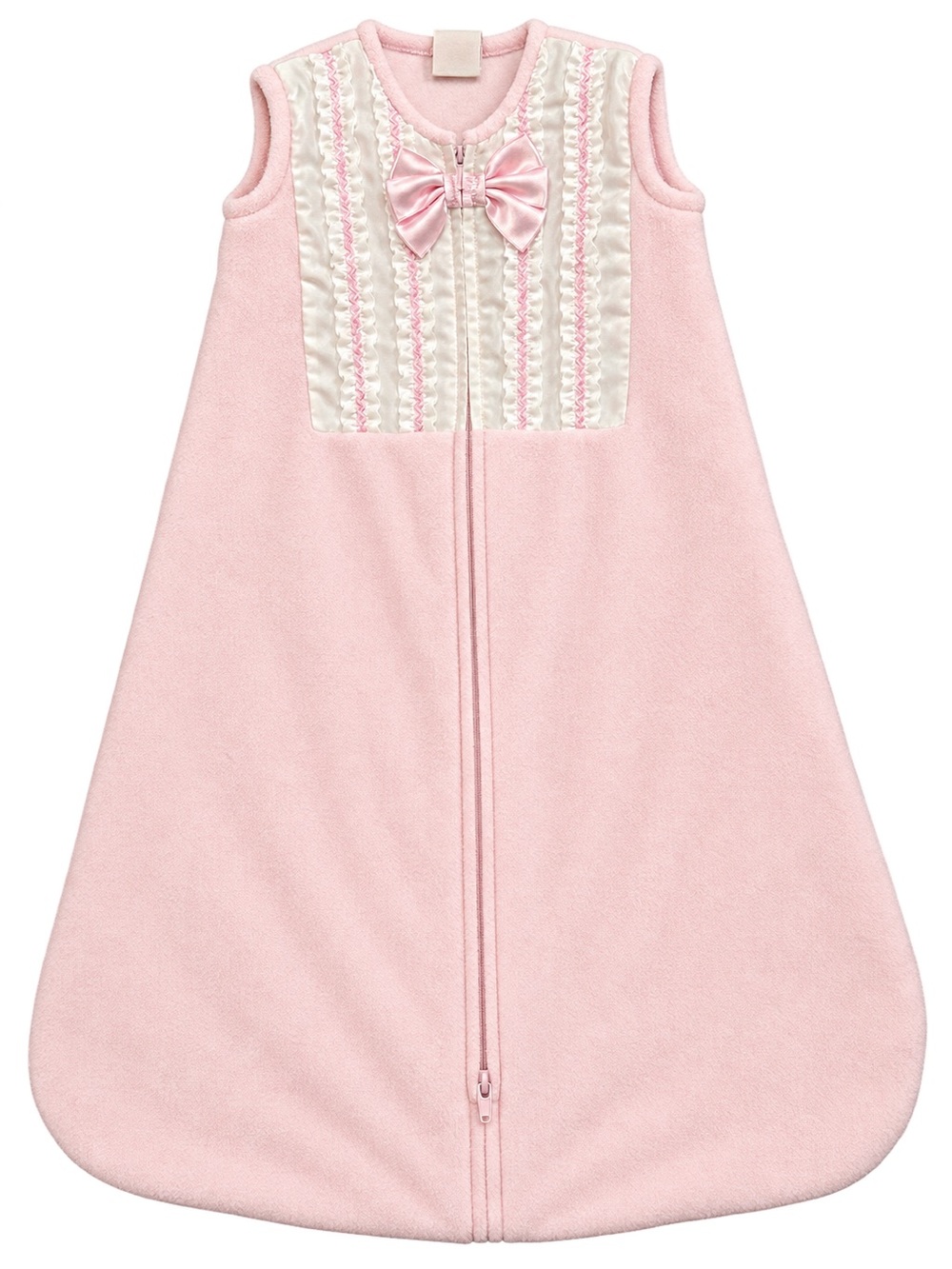 Halo Pink Fleece Sleep Sack with Satin Bow Size s